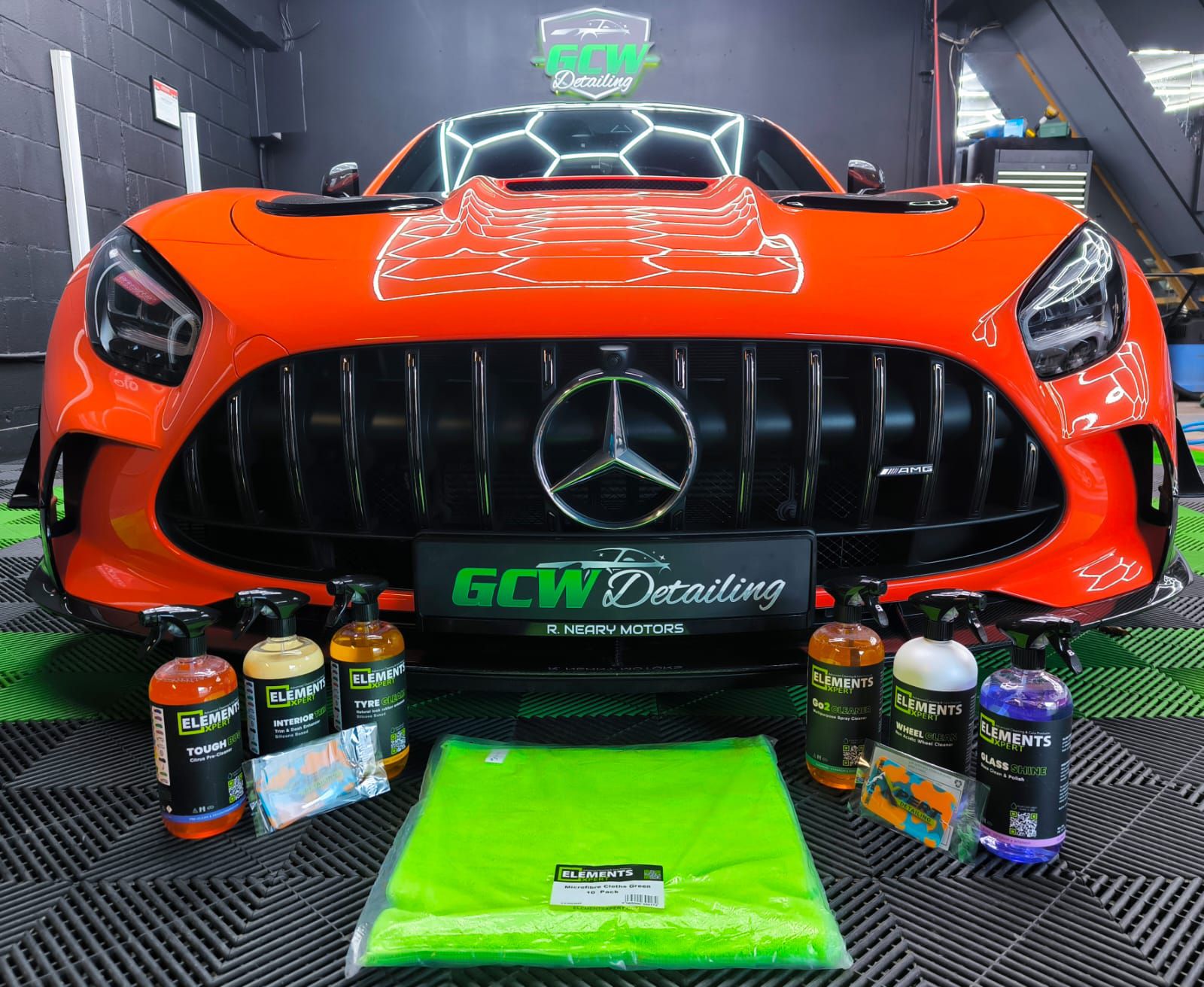 Water beading on ceramic-coated paint